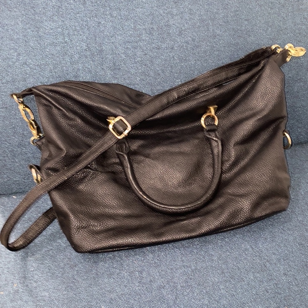 H&M Black Faux Leather Purse
